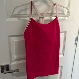 Hot pink lulu tank